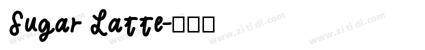 Sugar Latte字体转换